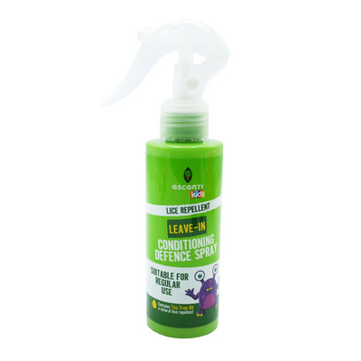 escenti kids leave in lice repellent conditioner spray detangles protects hair 150ml