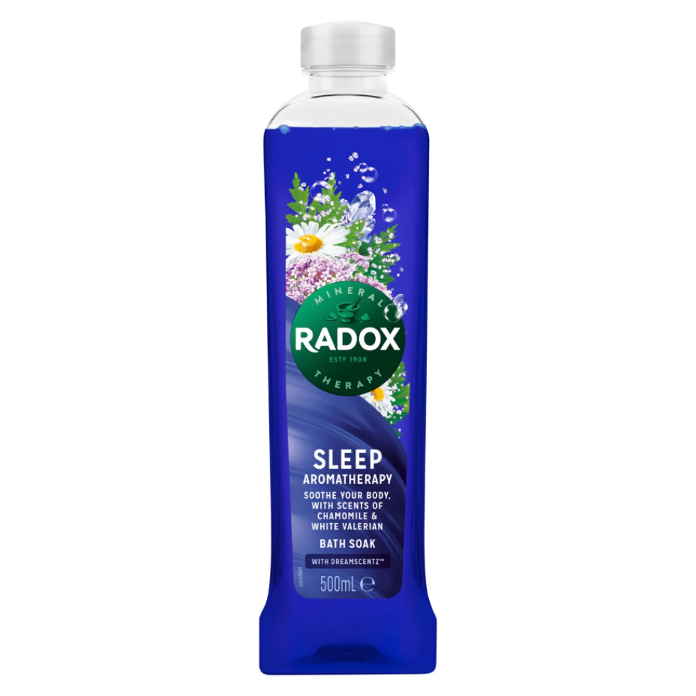 radox sleep aromatherapy bath soak chamomile relaxing bath for sleep 500ml