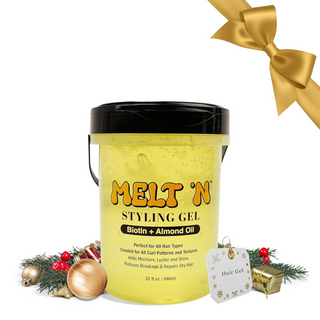 EBIN Melt’N Styling Gel – Keratin + Black Castor Oil – 946ml / 32 fl oz