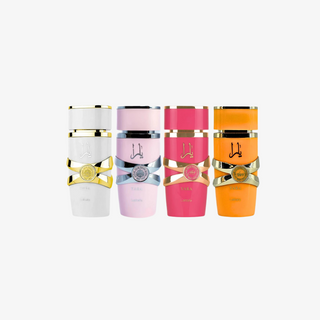 Lattafa Yara Mini Collection 4×5ml EDP- Yara Pink, Candy, Tous & Moi Set
