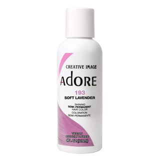 Adore Semi-Permanent Hair Color 193 Soft Lavender 118ml | Gentle & Vibrant Hair Dye