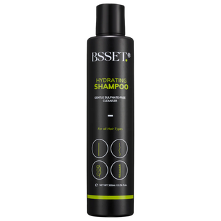 BSSET Hydrating Shampoo 300ml | Gentle, Sulfate-Free Cleanse for All Hair Types