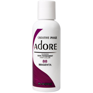Adore Semi-Permanent Hair Color 88 Magenta 118ml | Bold Vibrant Purple Hair