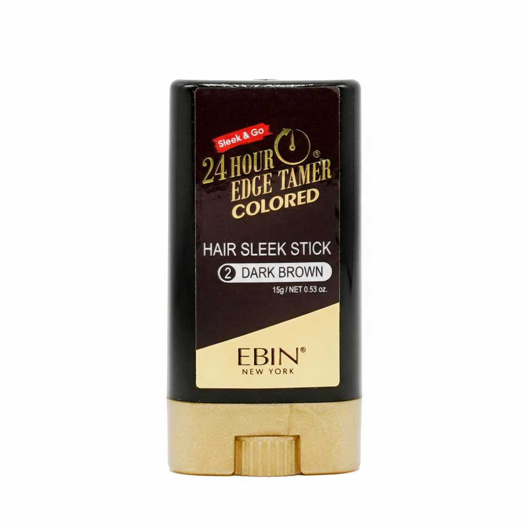 24 Hr Edge Tamer Hair Sleek Stick Dark Brown | Strong Hold Sleek Hair Control