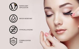 Ebin New York Grip Bond White Eyelash Adhesive | Strong, Safe, Long-Lasting Lash Glue