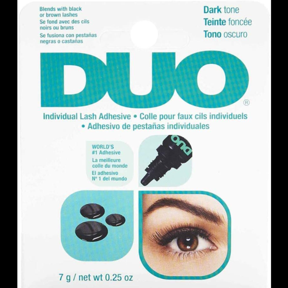 duo individual lash adhesive dark tone 7g waterproof long lasting eyelash glue for natural seamless lash application