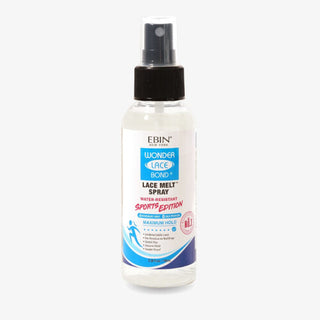 Ebin Wonder Lace Bond Lace Melt Spray Sports Edition Maximum Hold -Rosemary Mint  100ml/3.38 fl.oz