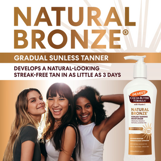 Palmer’s Natural Bronze For Body & Face Lotion 250ml | Gradual Self Tanner Glow