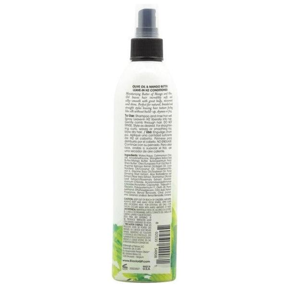 Elasta qp olive oil mango butter leave in conditioner anti breakage hydration hair care