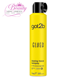got2b Glued Blasting Freeze Spray 300ml | Extreme Hold Hair Spray for 72h Styles