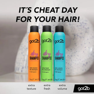 Got2b Extra Volume Dry Shampoo 200ml | Long-Lasting Freshness & Lift