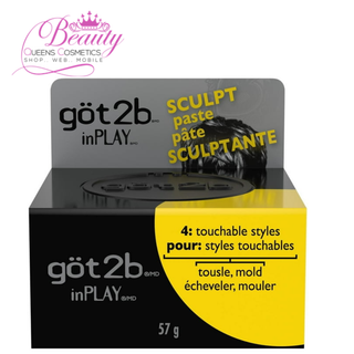 got2b inPLAY Sculpting Paste 57g | Touchable Messy Styles & Flexible Hold