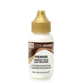 Chic Bond glue clear drying invisible finish for natural lace wig hair system hold UK