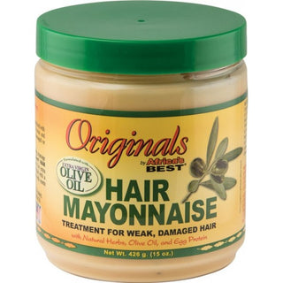 AFRICA'S BEST ORGANICS HAIR MAYONNAISE NATURAL CONDITIONING TREATMENT 177ML/6OZ