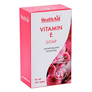 HealthAid Vitamin E Soap 100g 1500IU | Moisturizes, Protects & Softens Skin