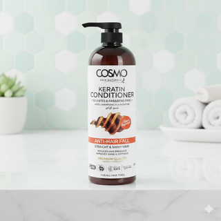 COSMO Anti Hair Fall Keratin Conditioner 1000ml- Strengthening & Growth Boost