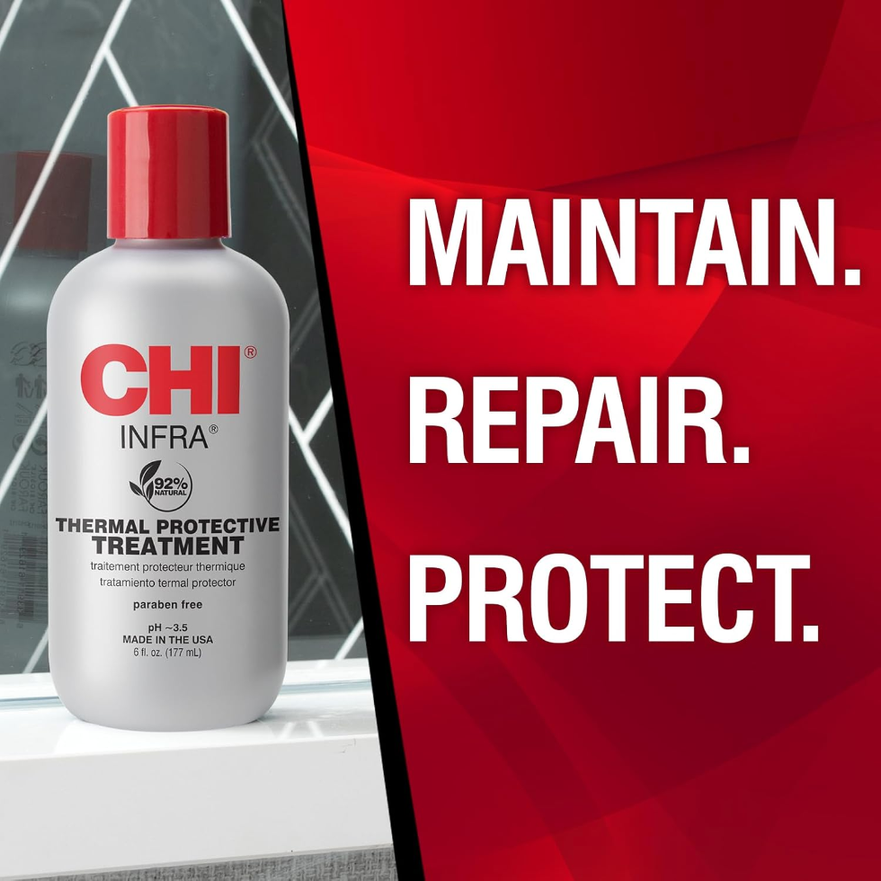 CHI Infra Thermal Protective Treatment 6oz | Heat Protection Shine Soft Hair Care