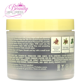 Shea Moisture Jamaican Black Castor Oil Fortifying Edge Gel 99g | Strong Hold & Nourishing Care