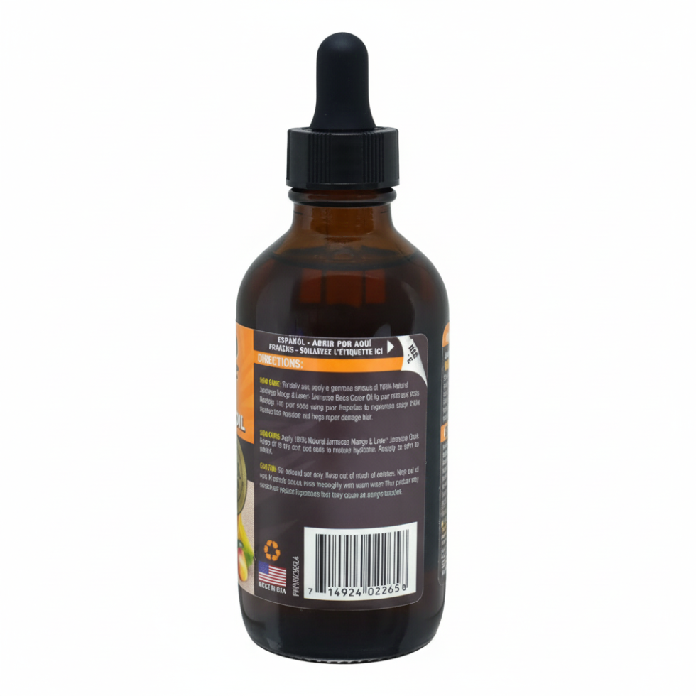jamaican mango and lime black castor oil mango papaya hair growth and moisturizing oil for healthy hair