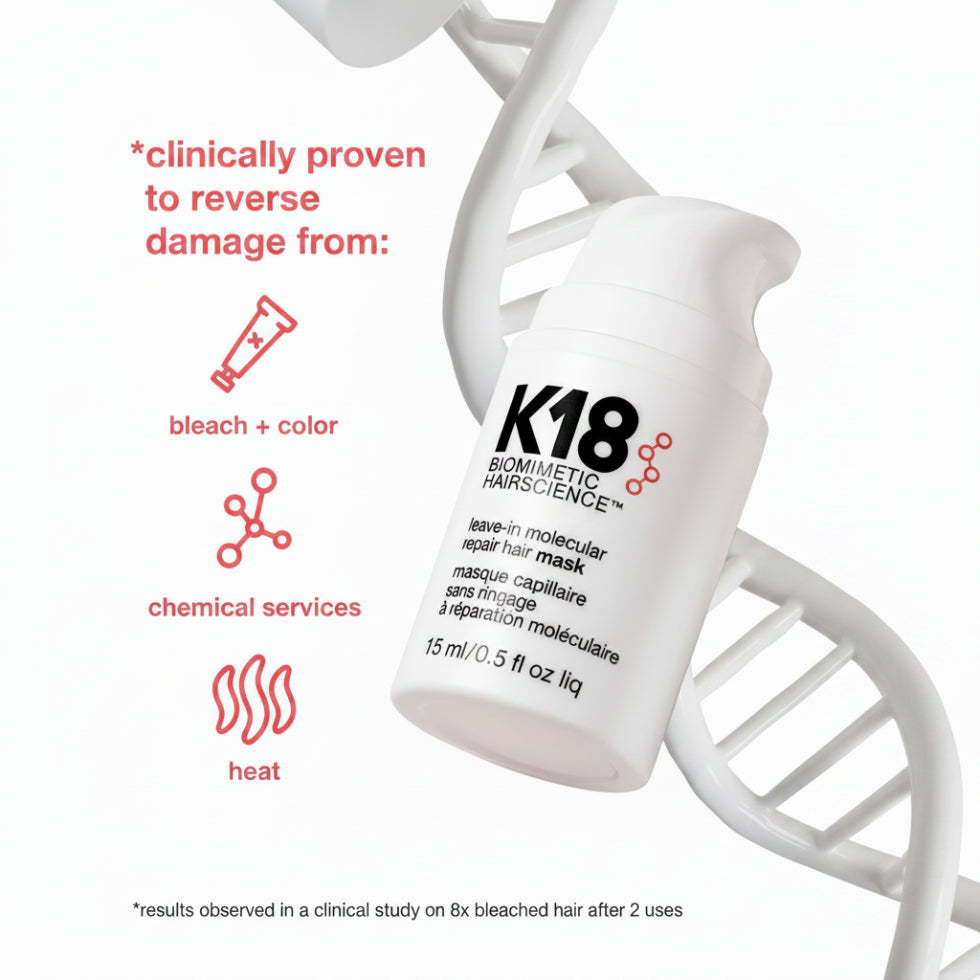 K18 leave in molecular repair hair mask 15ml damage repair strengthening treatment