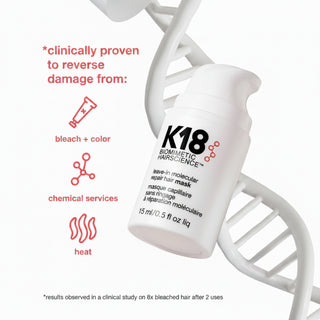K18 leave in molecular repair hair mask 15ml damage repair strengthening treatment