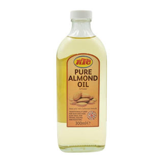 ktc pure almond oil 300ml natural hair skin nourishing oil lightweight daily moisturizer for hair scalp and body hydration shine and softness care oil