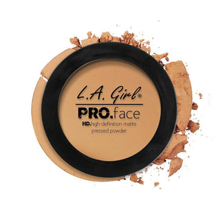 la girl pro face high definition matte pressed powder oil control face compact powder for smooth flawless matte finish buildable coverage makeup powder