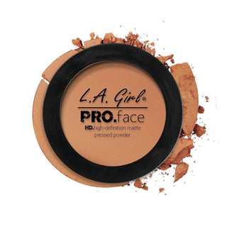 la girl pro face high definition matte pressed powder oil control face compact powder for smooth flawless matte finish buildable coverage makeup powder
