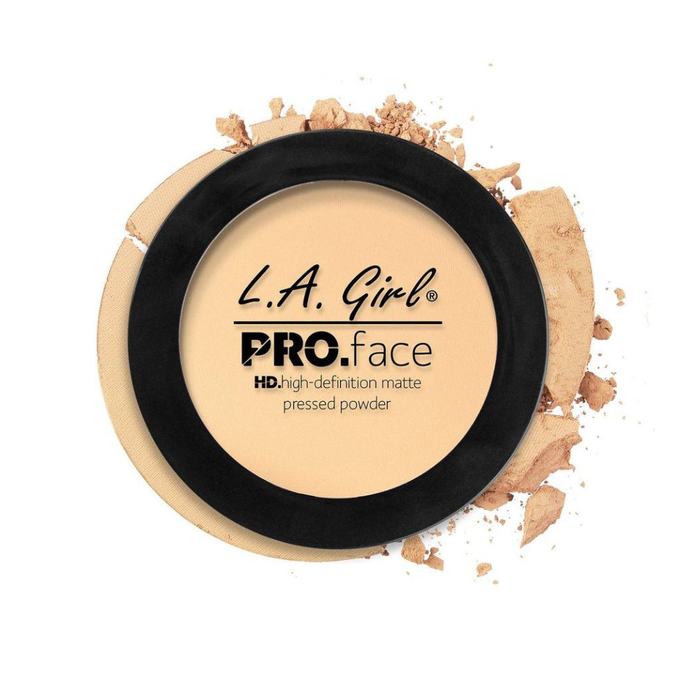 la girl pro face high definition matte pressed powder oil control face compact powder for smooth flawless matte finish buildable coverage makeup powder