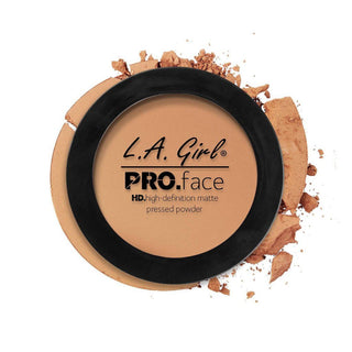 la girl pro face high definition matte pressed powder oil control face compact powder for smooth flawless matte finish buildable coverage makeup powder