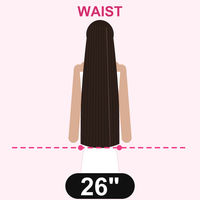 26" hair length