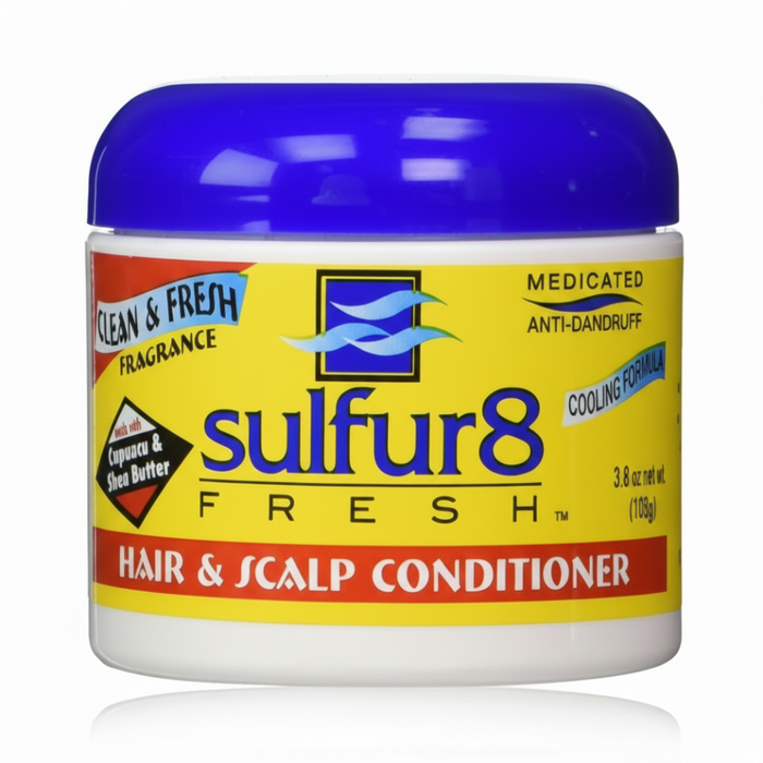 Sulfur 8 Fresh Medicated Anti-Dandruff Conditioner 3.8oz | Scalp Relief & Itch Care