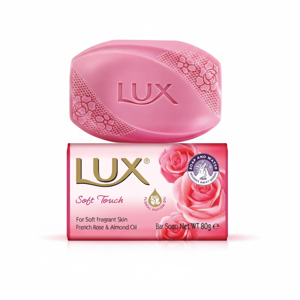 lux pink soap 80g soft smooth fragrant beauty bar floral scent daily cleansing soap for soft and refreshed skin