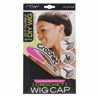 magic collection crochet wig cap diy008 breathable wig base cap for secure comfortable wig installation and natural hair protection styling support