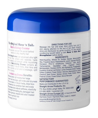 mane n tail moisture enriched revitalizing creme treatment 5.5oz nourish strengthen soften hair care

