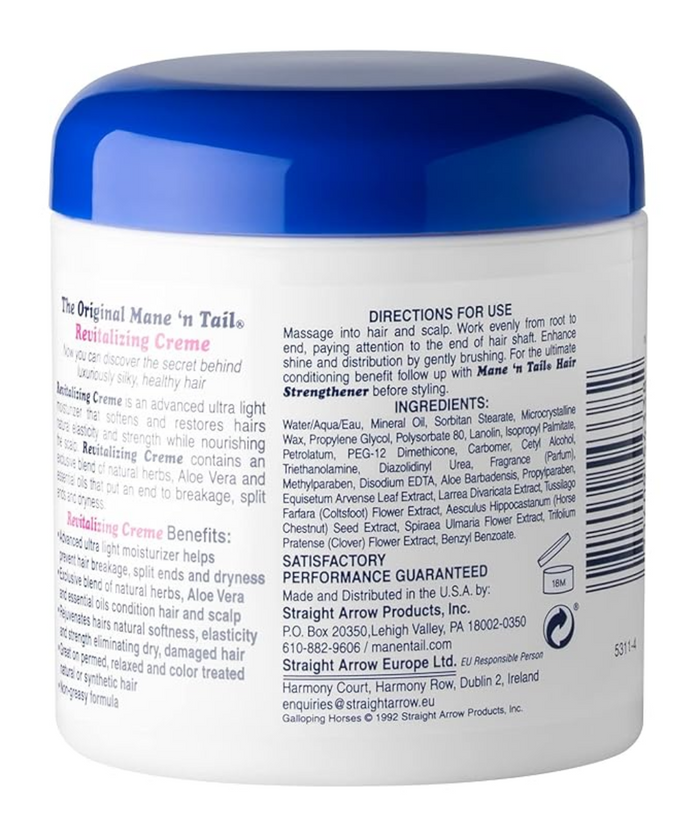 Mane N Tail Moisture Enriched Revitalizing Crème Treatment 5.5oz | Nourish Hair