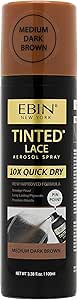 EBIN Tinted Lace Aerosol Spray 10x Quick Drying - 100ml/3.38oz