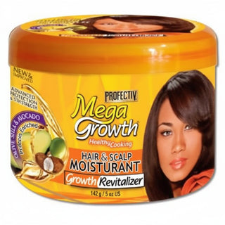 mega growth revitalizer anti breakage 142g hair strengthening moisturizing scalp treatment frizz control