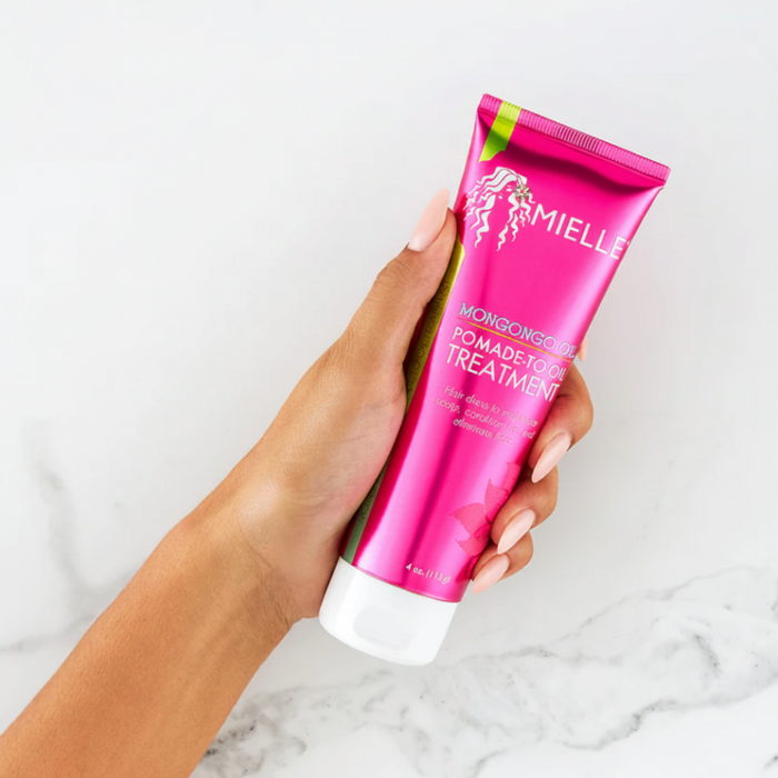 Mielle Mongongo Oil Pomade-to-Oil Treatment 4oz | Frizz Control & Shine