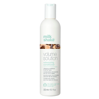 milk shake volume solution volumizing conditioner 300ml lightweight conditioner for fine hair adds volume body softness and detangling care with milk proteins and botanical extracts