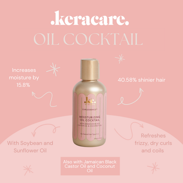 KeraCare Curlessence Moisturizing Oil Cocktail 120ml | Hydrate & Shine Curls