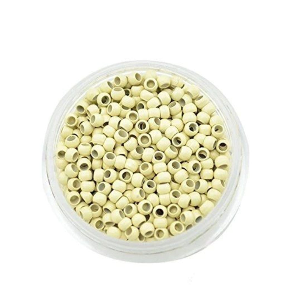 nano micro ring 200pcs light blonde hair extension beads for secure no heat no glue hair extension installation natural salon extension tools