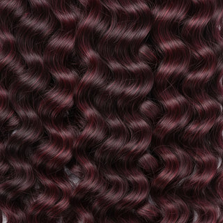 Dressmaker virgin Brazilian boho braids deep bulk 18 inch human hair for braided hairstyles and bohemian looks**