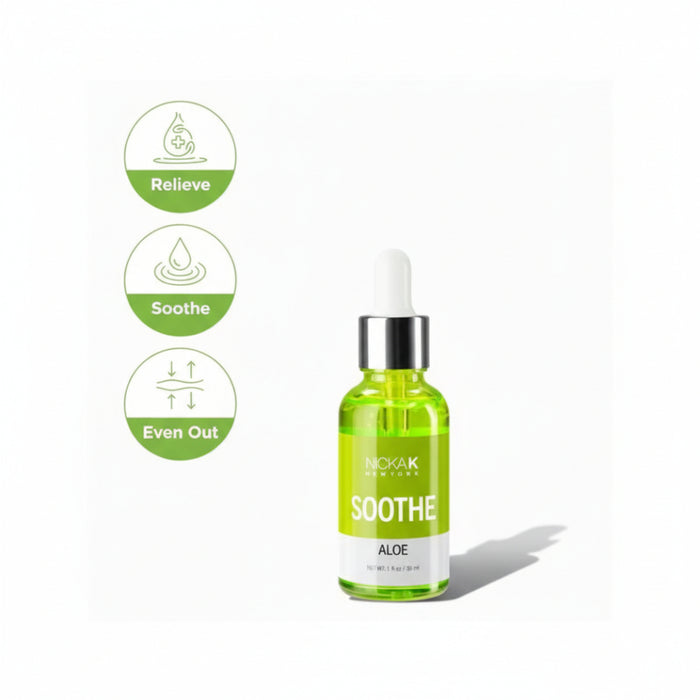 Nicka K New York aloe soothing ampoule serum 30ml hydrating calming skin care serum