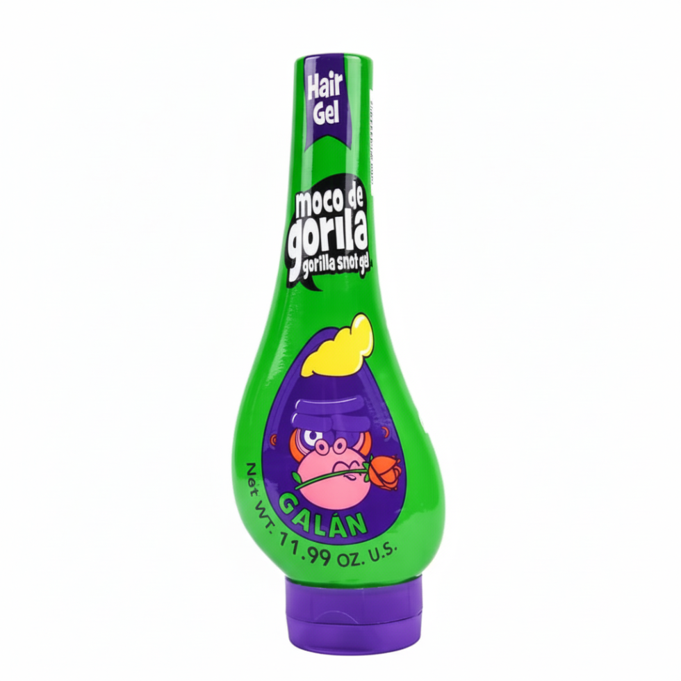 Moco de Gorila Galan hair gel wet look strong hold styling gel for sleek shiny hair styling