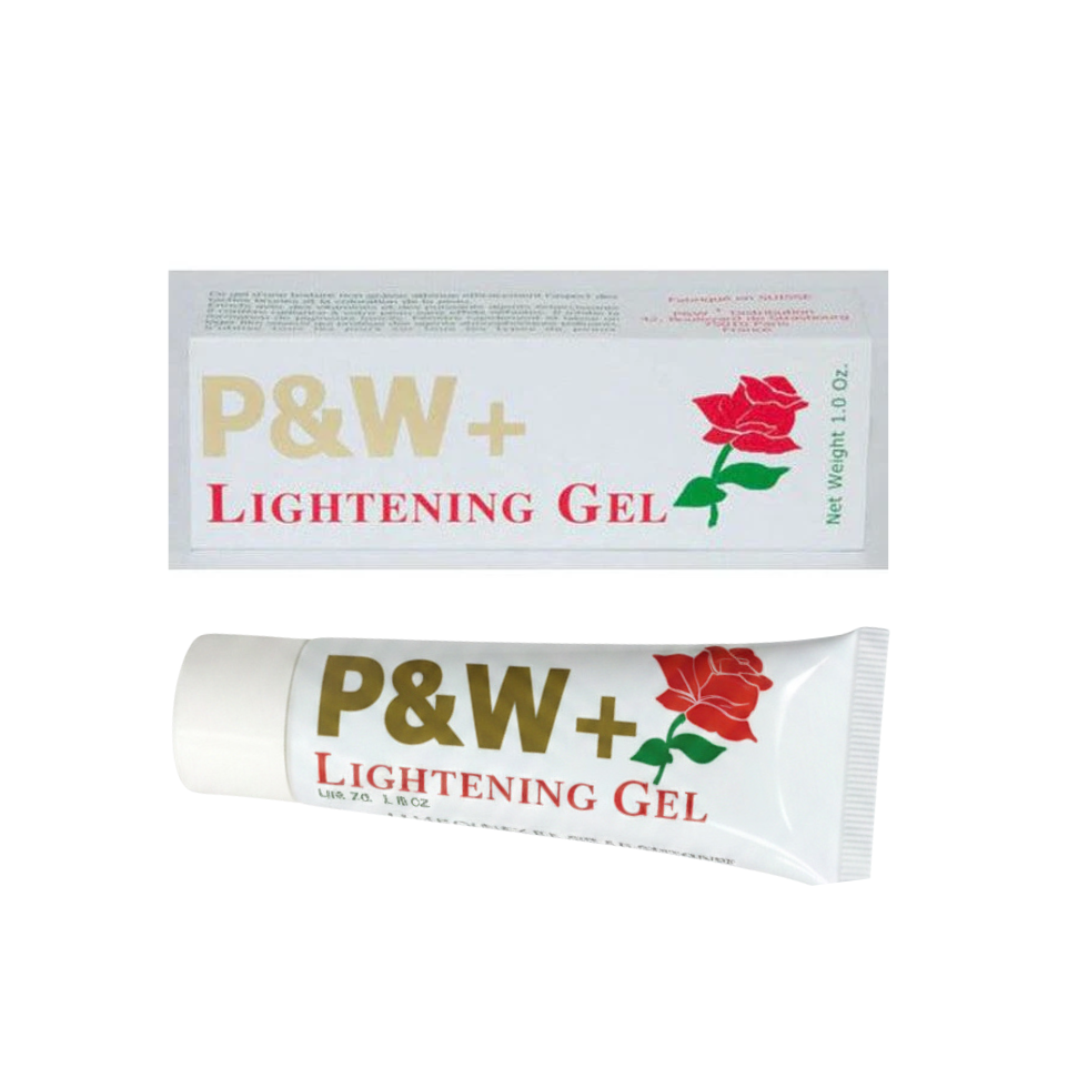 p &amp; w original swiss lightening gel 1oz brightening even skin tone face gel for smooth radiant and hydrated daily skincare use