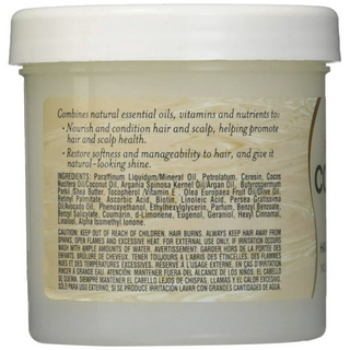 pro line coconut oil hair food formula 128g nourish hydrate hair and scalp moisturizing cream frizz control soft shiny hair care treatment