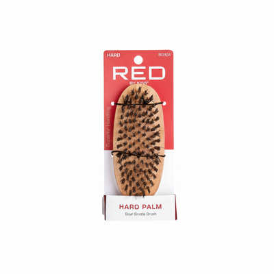 red by kiss hard palm brush bor04 360 waves brush strong bristle wave training coarse hair styling