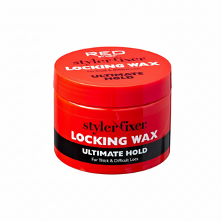 red by kiss styler fixer locking wax ultimate hold 6oz for thick and difficult locs strong hold hair styling wax