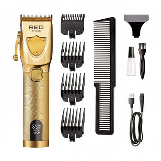 red by kiss ultra clean cut cordless clipper cc11 5hr runtime hair trimmer grooming fade cutting machine